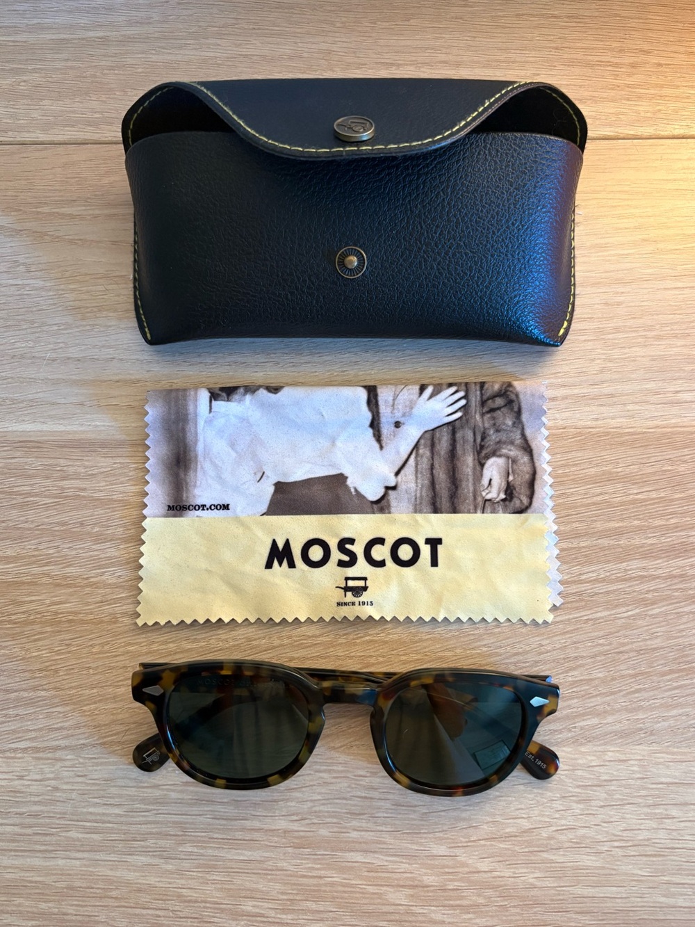 Moscot Lemtosh 46 tortoise sunglasses